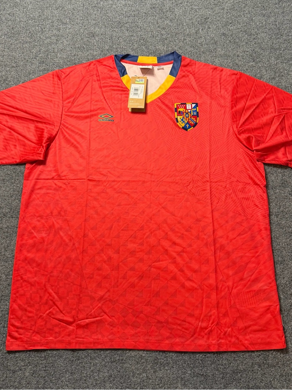 Umbro 2024 Spain Iconic Soccer Jersey Shirt XXL Red United By Umbro 2024 Kit NWT